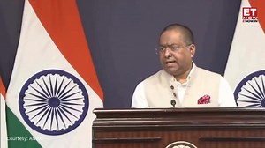 1.2K views · 13 reactions | Watch: MEA Spokesperson Randhir Jaiswal on Pakistan Foreign Minister Ishaq Dar's interview to foreign media, says "We've destroyed Pakistan's terrorism centres in Bahawalpur, Muridke, Muzaffarabad and other places. If the Pakistani FM wishes to project these as achievements, he is welcome to do so..." #ETNOW #OperationSindoor #indiapakistan | ET NOW | Facebook