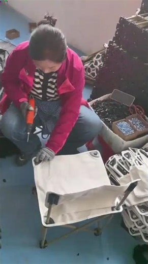 folding chair manufacturing process #shorts