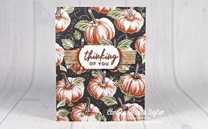 How to Make a Card Base with Patterned Paper