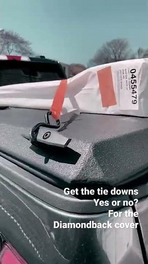 Tie down cleats, Yes or No for the Diamondback cover on a Ford F150 F250 F350 super duty Tremor