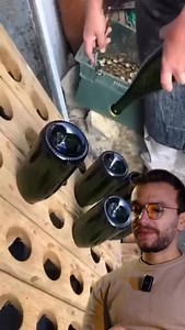Underwater disgorgement ☺️🍾 #wineinspires #winelovers #sparklingwine #champange | Wine Inspires