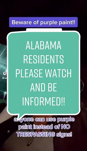 Understanding the Alabama Purple Paint Law: What You Need to Know
