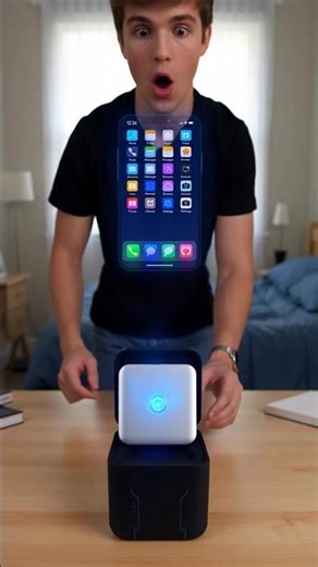 Discovering a Floating Hologram Phone