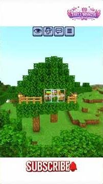 "Easy Starter Tree🌳House🏡 in Minecraft!" #minecraft #minecrafttreehouse