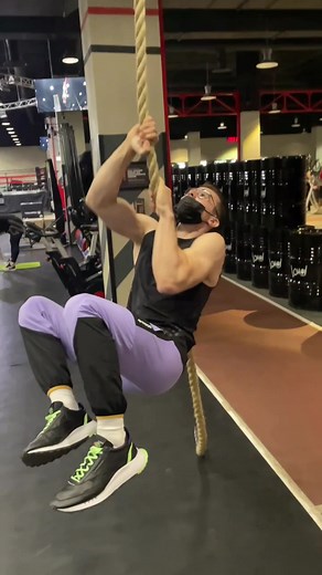 Engaging Workout Routine with Thick Rope Training
