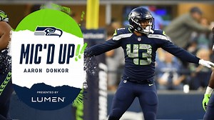 40K views · 702 reactions | Ready to roll.  Listen in on Seahawks linebacker Aaron Donkor mic'd up during the 2021 preseason finale vs the Los Angeles Chargers at Lumen Field! #GoHawks x Lumen Technologies | Seattle Seahawks | Facebook