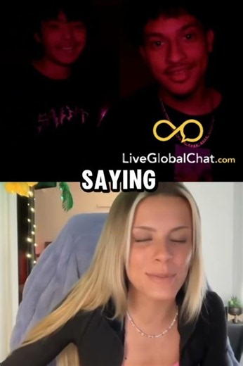 Want to chat for free? Visit LiveGlobalChat.com #omegle #duet #omeglelaughs #ometv #monkeyapp #free