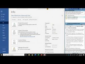 JasperActive Word 2019 Lesson 5: Inspecting a Document