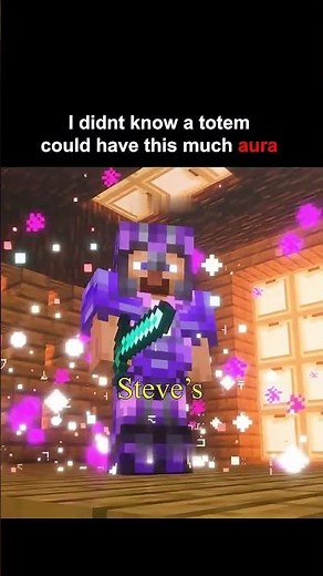you WONT find a totem like this... #minecraft #minecraftmemes #gaming #aura #aurafarming