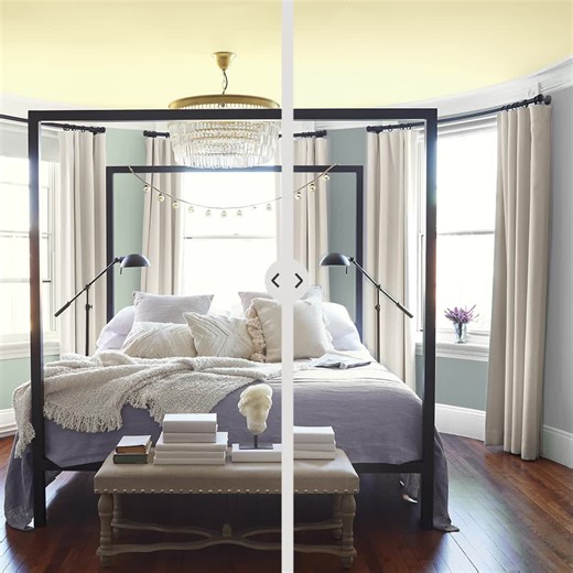 👉 Think peaceful thoughts with September’s color of the month from Benjamin Moore. 👈 Quiet Moments is a soft mix of blue, green and gray tones that exudes tranquility in any interior. Click https://bit.ly/3R2hqtM for more info! #AceHardware #TheHelpfulPlace | Ace Hardware