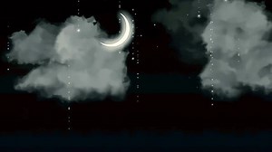 Crescent Moon Shines Brightly Night Sky Stock Footage Video (100% Royalty-free) 3837807835 | Shutterstock