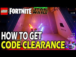 How to get Code Clearance in Lego Fortnite Star Wars