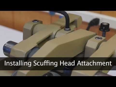 Scuffing Test with TABER Scuffing Head Attachment