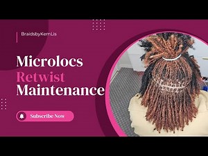 Watch Me Retwist Microlocs LIVE | Fresh Roots, Clean Grid, No Build-Up