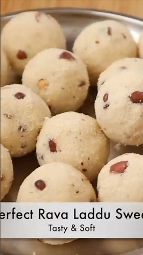 Perfect Rava Laddu Recipe😋👌
