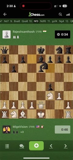 Bullet Chess Pressure Fails — Calm Defense Into Instant Checkmate