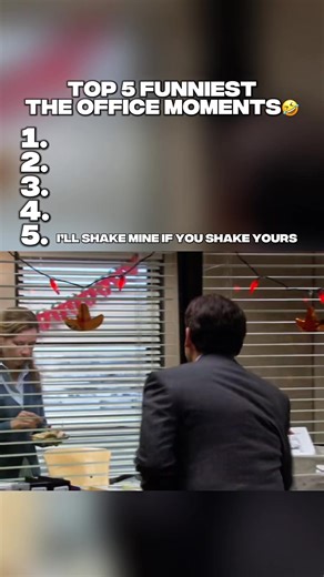 TOP 5 FUNNIEST THE OFFICE MOMENTS😂 #theoffice #top5 #peacock #tvshow #comedy