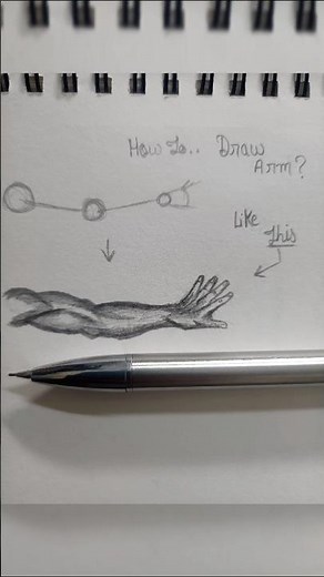how to draw arm ? step by step | ‪@artbykazim‬ #arm #practice
