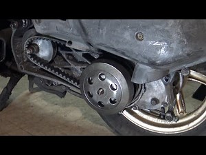 How to replace the belt on a scooter