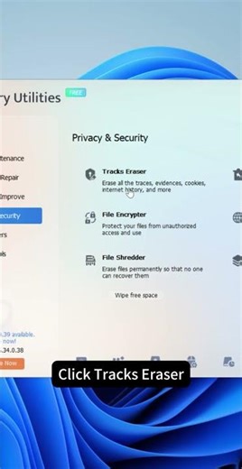 Wipe All Digital Tracks in 1 Click! Glary Utilities Tracks Eraser.mp4
