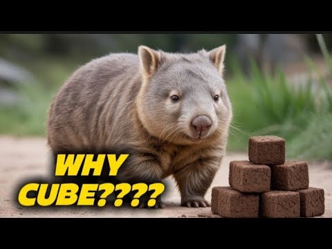 Why Is Wombat Poop Cube-Shaped?! 🟫 (Weird Animal Fact)