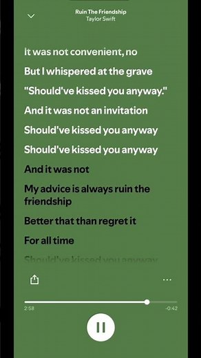 Ruin The Friendship - Taylor Swift (Lyrics) #taylorswift