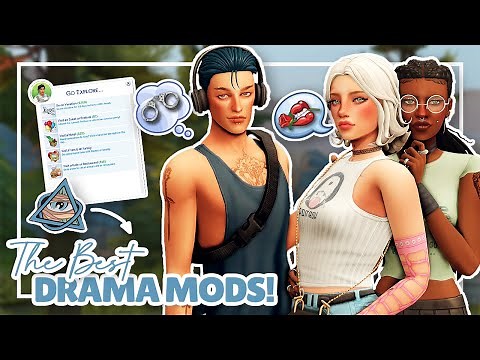 The 5 BEST Drama Mods You NEED! 🌶 | +Links | The Sims 4 Mods Showcase