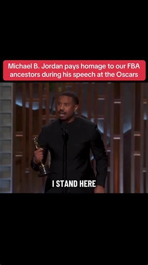 Michael B. Jordan becomes the 6th FBA to win an Oscar for best actor, for his role in Sinners. Congratulations family. ✊🏽 #fba #gatekeepers
