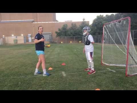 |Girls Lacrosse Goalie| Drills: The Drop Drill