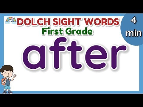 DOLCH SIGHT WORDS First Grade | Reading for Kids | Read for Beginners