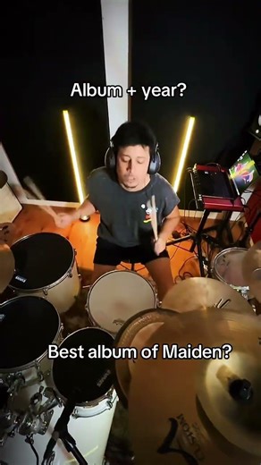 Best Album Of Maiden? #ironmaiden #drums #heavymetal