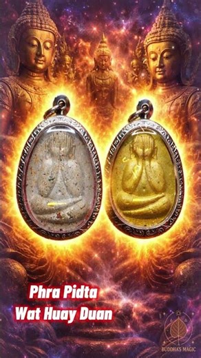 Amulette protectrice Phra Pidta - Très Vénérable Luang Phor Path du Wat Huay Duan