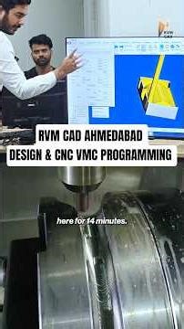 Designing & Manufacturing a Gearbox Cover | CAD Design & CNC VMC Programming in Ahmedabad | RVM CAD