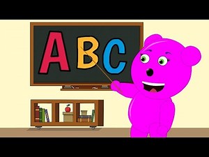 Mega Gummy Bear ABC Alphabet Song Educatonal video for kids
