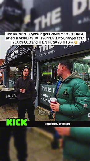 The MOMENT Gymskin gets VISIBLY EMOTIONAL after HEARING WHAT HAPPENED to Shangel at 17 YEARS OLD and THEN HE SAYS THIS 👀😳#gymskin