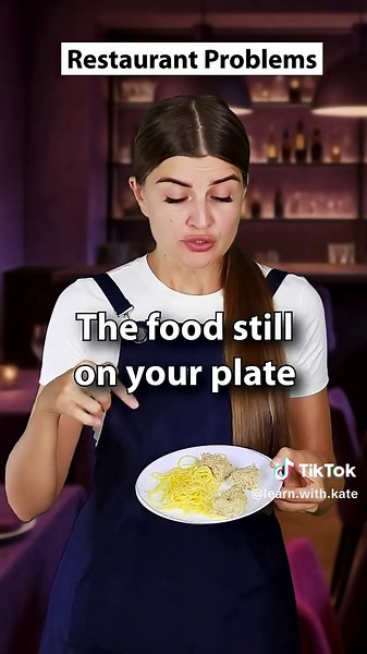 Problem at a Restaurant, english, learnenglish, Learn English Lesson With Kate #learnenglish #learnwithme #englishwithkate #learneasyenglish #englisch #inglese #englishlanguage #learnwithkate #englishteacher