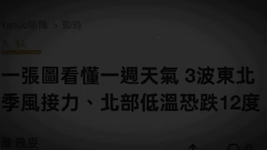 一週天氣預報：東北季風影響解析