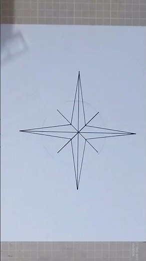 How to Draw A COMPASS ROSE