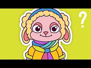 Sheep - Drawing and coloring with fun facts for kids