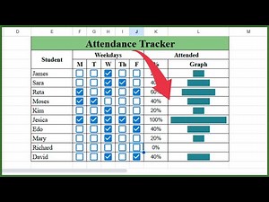 Smart Attendance Tracker in Google Sheets