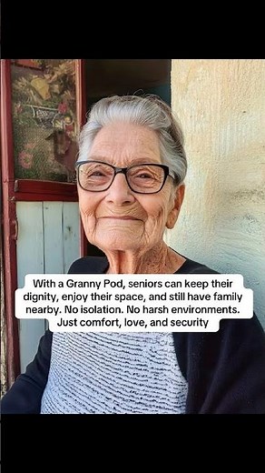built a backyard granny pod#grannypod #affordablehousing #adu #realestate #backyardpod #usa