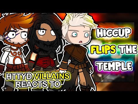 HTTYD Villains Reacts to Hiccup as Kratos Part 11 || GOW Ragnarök ||- Gacha Club React