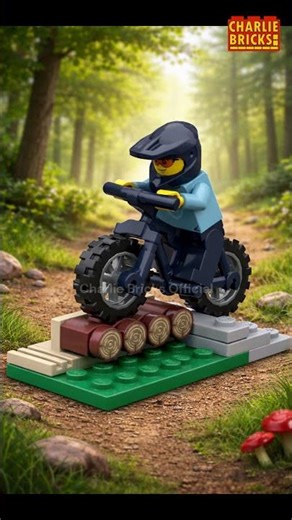 LEGO Police BMX Stunt Training 🚴‍🔥 | Police Bike Action | Set 30638 #lego #bmx #legotoys