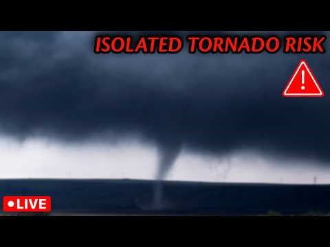 🔴ISOLATED TORNADO RISK IN SOUTH CAROLINA - STORM CHASERS LIVE