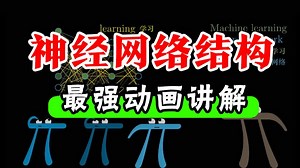 【神经网络】最强动画讲解，0基础易学，深入浅出解释神经网络结构！这应该是全网最通俗易懂的深度学习神经网络教程了！