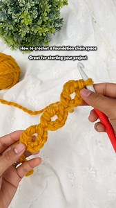 14K views · 106 reactions | How to crochet a foundation chain space, great for starting new projects. #crochettutorial #crochettips | KnitcroAddict | Facebook