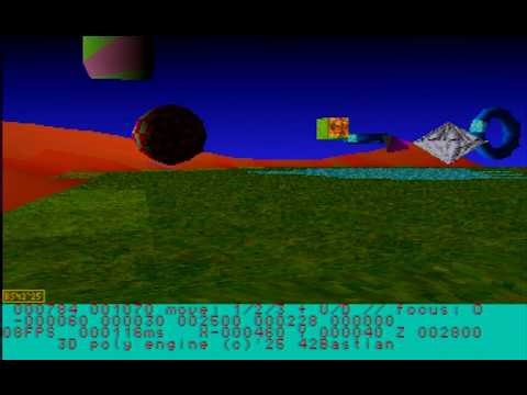 Atari Jaguar: New 3D engine (WIP 5, real HW, textures)