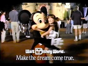 1995 Walt Disney World Commercial | Wake Up Call | Jasmine, Mickey Mouse | WOIO Cleveland | EPCOT