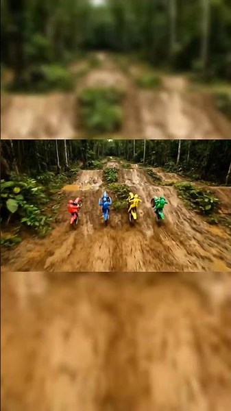 4 RC Dirt Bikes Fly High! Extreme Mud Jump Challenge! #rcmotorcross #rcextreme #rcmudrace #rcjump
