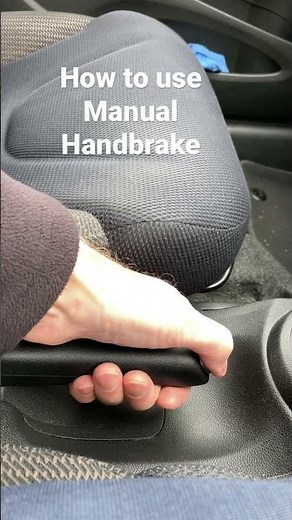 How to use a manual handbrake #Shorts